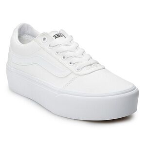 Vans Old Skool Platform Sneakers - White